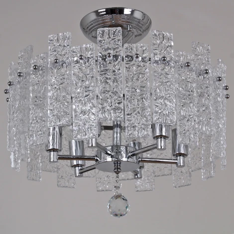 Потолочная люстра на штанге хрустальная Reluce 89043-0.3-06