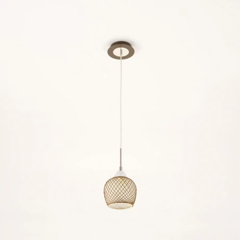 Подвесной светильник Citilux Сюзи CL171112 (220V, на проводе, бокалы, узор в клетку)