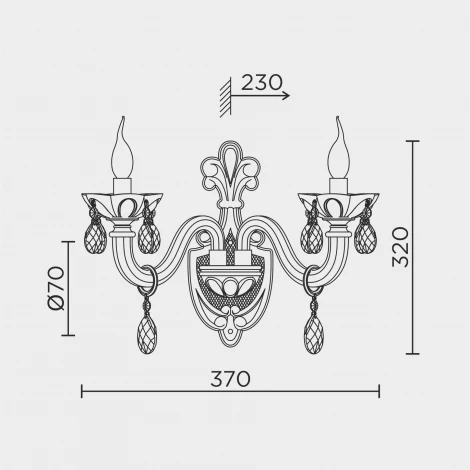 Бра Modelux ML.7148.02P