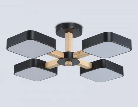 Потолочная люстра светодиодная на штанге с регулировкой цветовой температуры Ambrella COMFORT FL4880 (220V)