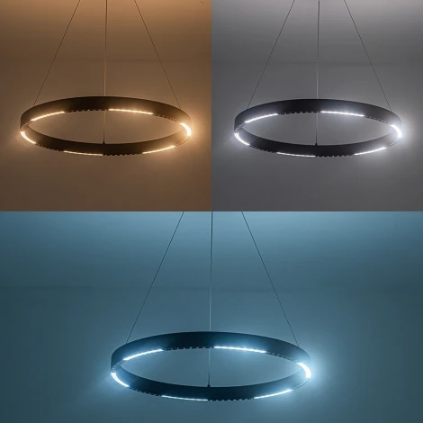 Подвесной светильник Arte Lamp Lao A2189LM-1BK (LED, 220V, на тросе, кольцо)