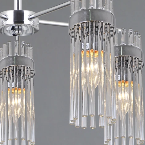 Потолочная люстра на штанге ILLUMICO IL0761-5CSQ-25 CR GENOA (220V)