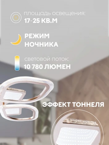 Потолочная люстра SS1L M68581-L-5+1 150W SGD 000028967 Мелодия Света