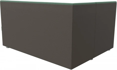 Диван кухонный угловой Уют левый угол (Зеленый/Рогожка) Лига Диванов арт.125825L