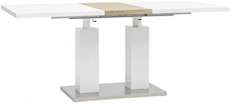 Стол обеденный Stool Group Сиэтл раскладной 140-180*90 глянцевый белый УТ000002658