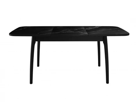 Стол DikLine MK15 Керамика Черный мрамор/подстолье черное/опоры черные арт.00-00079582