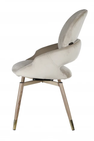 Стул обеденный IST-CASA Виола BS1377-BG-4, бежевый/орех