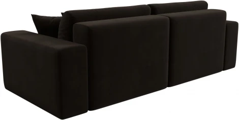 Диван прямой Лига-036 НПБ Классик (Коричневый/Микровельвет) Лига Диванов арт.121298