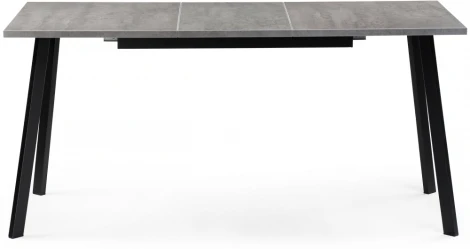 Стол раскладной Notta Колон Лофт 120 25 мм черный матовый / бетон 489608