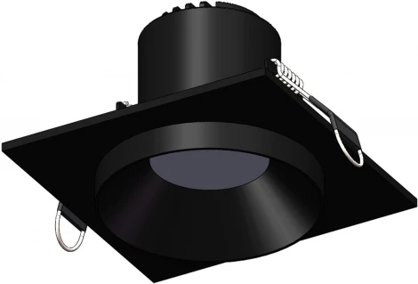 Встраиваемый светильник ST Luce ST758 ST758.448.10 Черный, Белый LED 1*10W (220V, IP44)