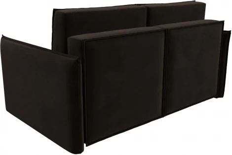 Диван прямой Либерти мини (Коричневый/Микровельвет) Лига Диванов арт.121904