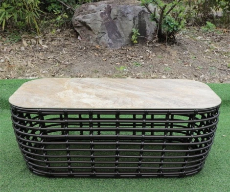 "Ницца" журнальный столик из искусственного ротанга, цвет бронзовый 4SIS арт.УТ-00006754