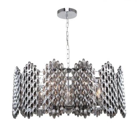 Подвесная люстра Stilfort Glazgo 1007/09/08P (220V, хрусталь, на цепи, круглые)