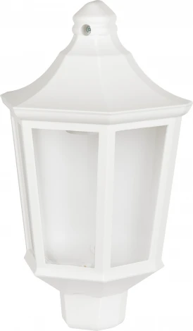 Настенный фонарь уличный ЭРА НБУ 06-60-003 У1 белый прозр. (220V, IP44)