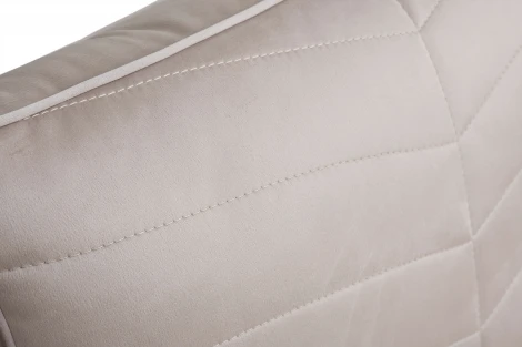 Диван Мадрид Мемори(Madrid Memory) с кантом трехм. без мех.,велюр бежевый Colt021+Colt030 Garda Decor