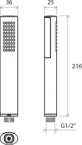 Душевая лейка Ravak 954.00