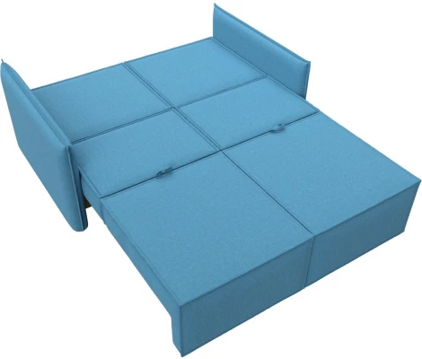 Диван прямой Либерти мини (Голубой/Рогожка) Лига Диванов арт.121915