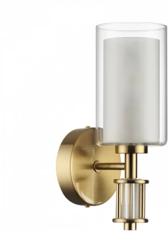 Бра Odeon Light Saga 5088/1WA античная бронза/стекло E14 1*40W (220V)