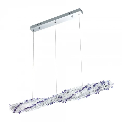 Подвесной светильник светодиодный хрустальный с пультом с регулировкой цветовой температуры и яркости Modelux MODESTYLE MS.5007.1000 CR