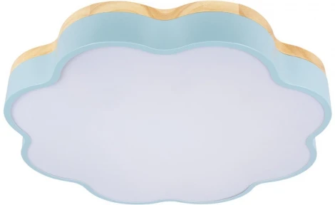 Потолочный светильник светодиодный для детской Loft It Axel 10225/36 Blue (220V, тучи)