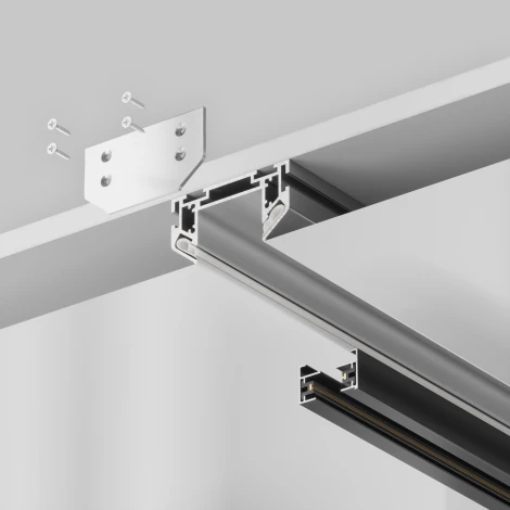 Профиль для монтажа Unity в натяжной ПВХ потолок, 2м (однофазный) Maytoni Technical TRA001MP-112S