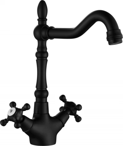 Смеситель Paulmark Essen Es226001-401 для кухонной мойки, антрацит