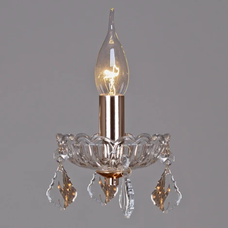 Подвесная люстра Reluce 06315-0.4-05 FGD+CL (220V, подвески, на цепи, подсвечник, свеча)