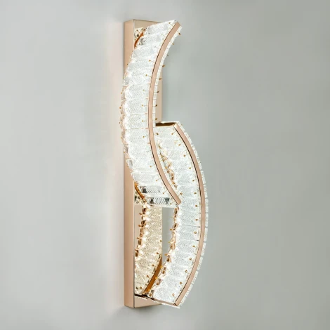 Бра светодиодное хрустальное с регулировкой цветовой температуры Modelux MODELUX ML.756.02 GD