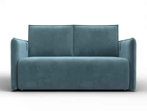 Диван прямой Лига-117 (ЛДСП,Брус,Фанера,Велюр/Бирюзовый) Лига Диванов 137010