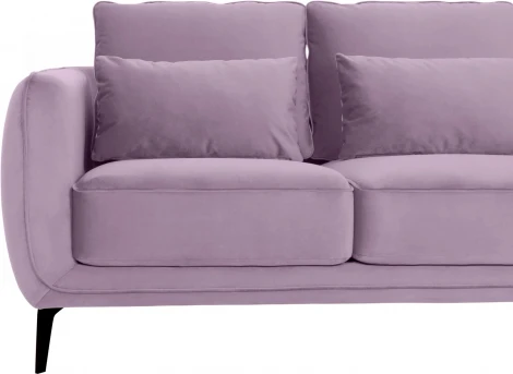 Диван Amsterdam двухместный ОГОГО (арт.342692), (Ткань/Сиреневый)