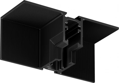 Коннектор угловой внутренний, встраиваемый под ГКЛ 9,5 мм Maytoni Accessories for tracks Levity TRA184ICL-12B