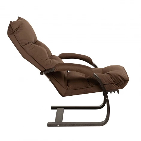 Кресло-трансформер Leset Монако 2500000117428 Фанера,Береза,Шпон,Металл, Велюр, Бежевый, Венге