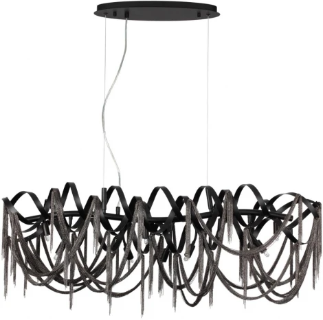 Подвесная люстра Odeon Light Chainy 5067/10 395 черный/металл/металл G9 10*40W (220V, на тросе)