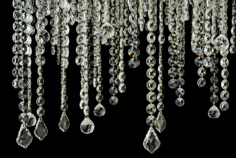 Подвесная большая люстра Arti Lampadari Milano E 1.5.70X25.105 N (220V, хрусталь, на тросе)
