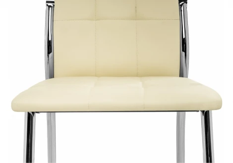 Обеденный стул на металлокаркасе Woodville Farini бежевый 1514