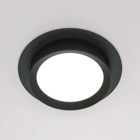 Встраиваемый светильник Hoop GX53 1x15Вт Maytoni Technical DL086-GX53-RD-B (220V, круглые)