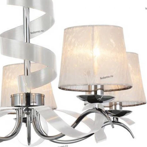 Подвесная люстра Omnilux Frosinone OML-61703-05 (220V, на цепи, ленточки)