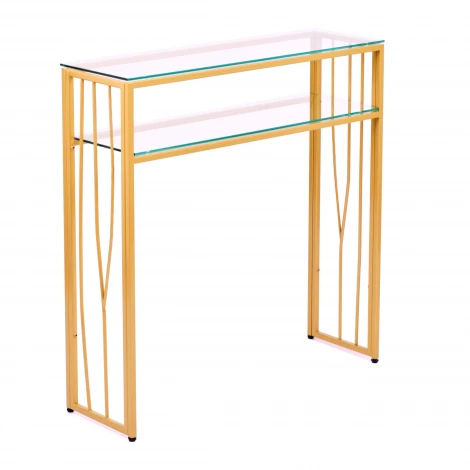 Консольный стол AllConsoles 1124-CG clear золотой