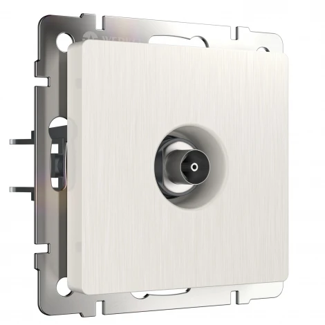 ТВ-розетка оконечная (перламутровый рифленый) Werkel W1183013 (a051171)