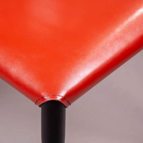 Стул полубарный Albert, кожа ретро-красный Top Concept ALBERT 2000000000176
