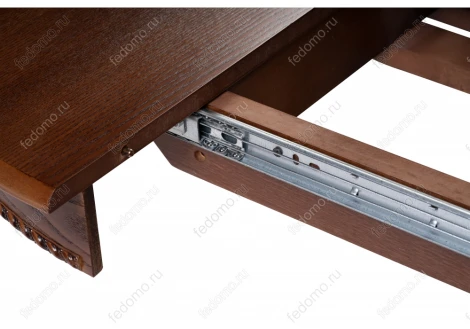 Деревянный стол Woodville Павия 100 орех / коричневая патина 450816