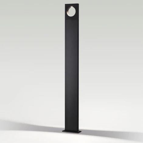 Уличный наземный светильник Odeon Light Como 6653/10GA NATURE черный/металл IP65 LED 4000K AC85-265V (220V)