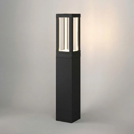 Наземный уличный светильник светодиодный Elektrostandard Frame 1529 TECHNO LED 3000K чёрный