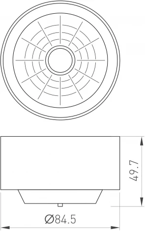 Рефлектор с посадочным кольцом LGD-REFLECTOR-RING-R85 (BK) (Arlight, Металл) 046768