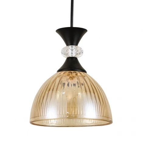 Подвесной светильник Escada 1112/1S E14*40W Black/Amber