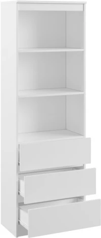 Стеллаж Woodville Мадера М600 лдсп белый 520931