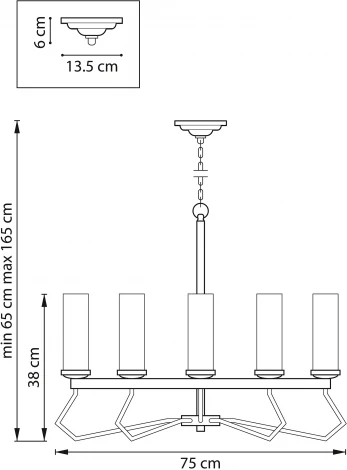 Подвесная люстра Flume 723085 (на цепи, круглые, кольцо)