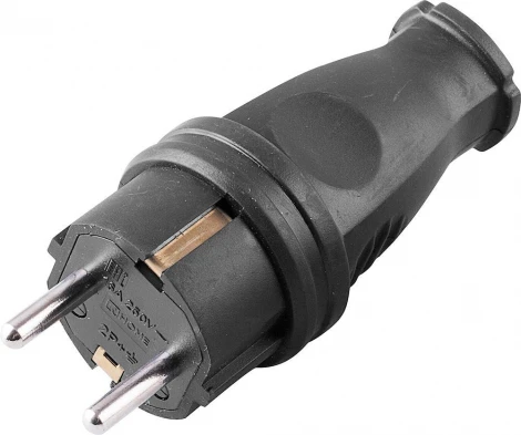 Вилка прямая с заземлением Stekker Одри 32748