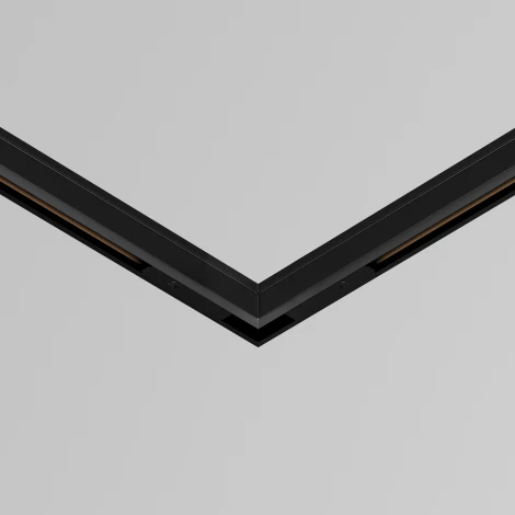 Коннектор питания угловой 7.5см Levity Maytoni Accessories for tracks Levity TRA184CPC-1B-7.5 (24V)