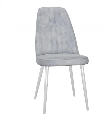 Стул DikLine 326 B22 GREY, ножки белые